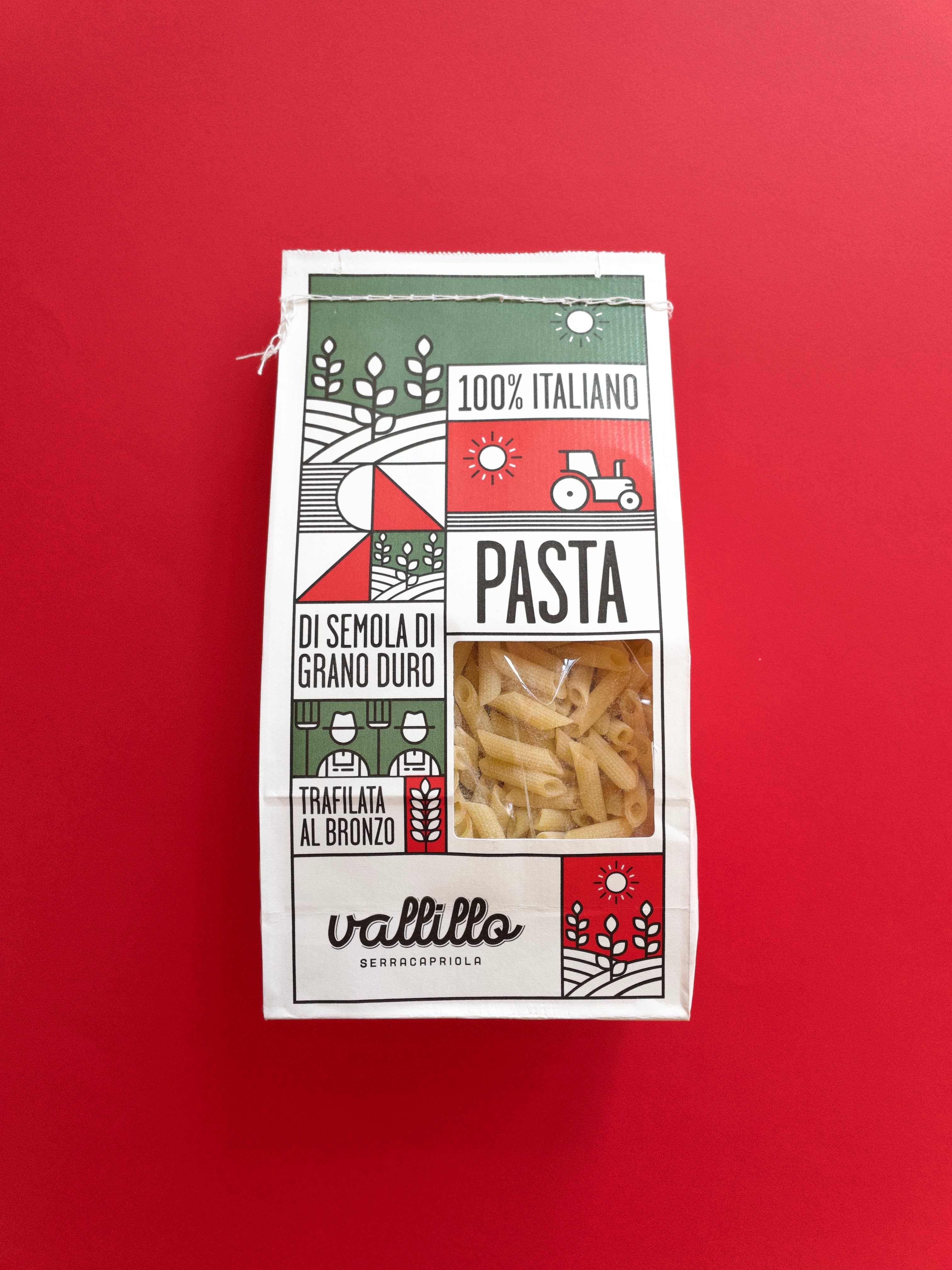 Vallillo - Wholesale Pasta - Mezze Pennette Rigate - 100% Italian Artisan Pasta3
