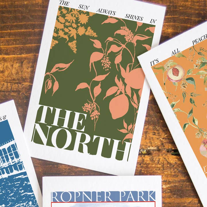 The sun always shines in THE NORTH - Green base for wholesale by Katie Dyer