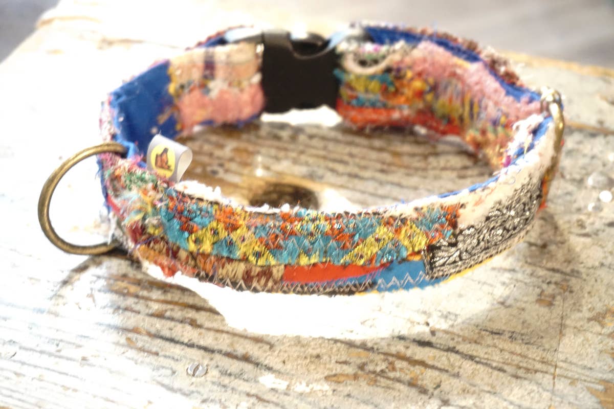 hundsfutter - Wholesale Pet Collar - Dog - Unique "patchwork1" dog collars - box with 4 sizes11