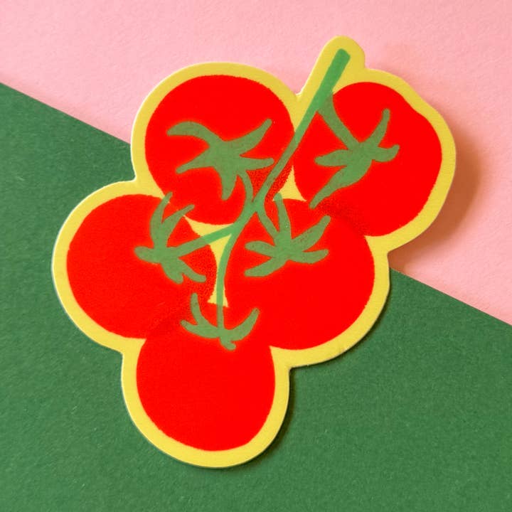 Mel Andrel – wholesale Sticker – On The Vine Tomato Vinyl Sticker0