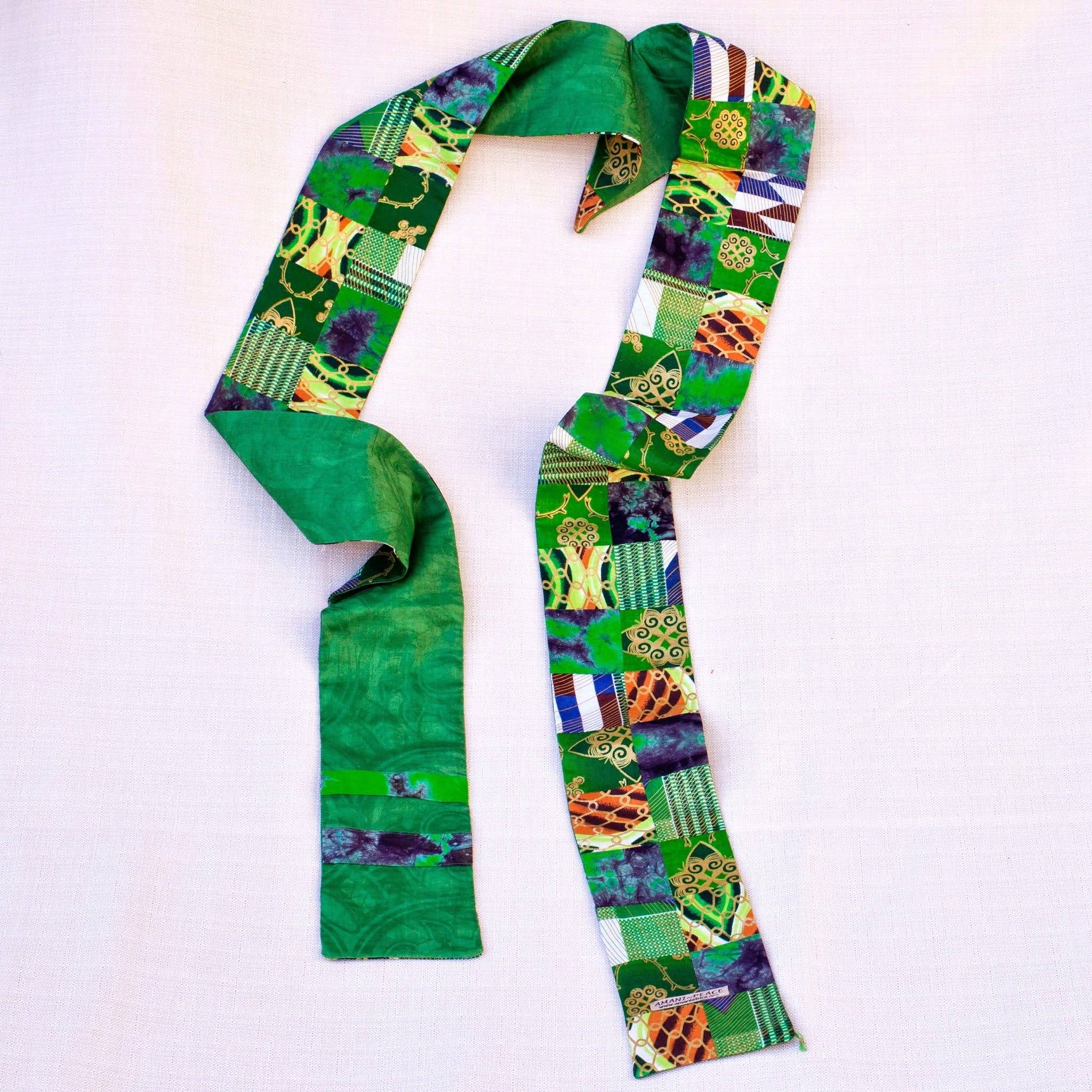 Amani ya Juu - Venta al por mayor Chal - Mujer - Estola Kitenge Patch Pastor1