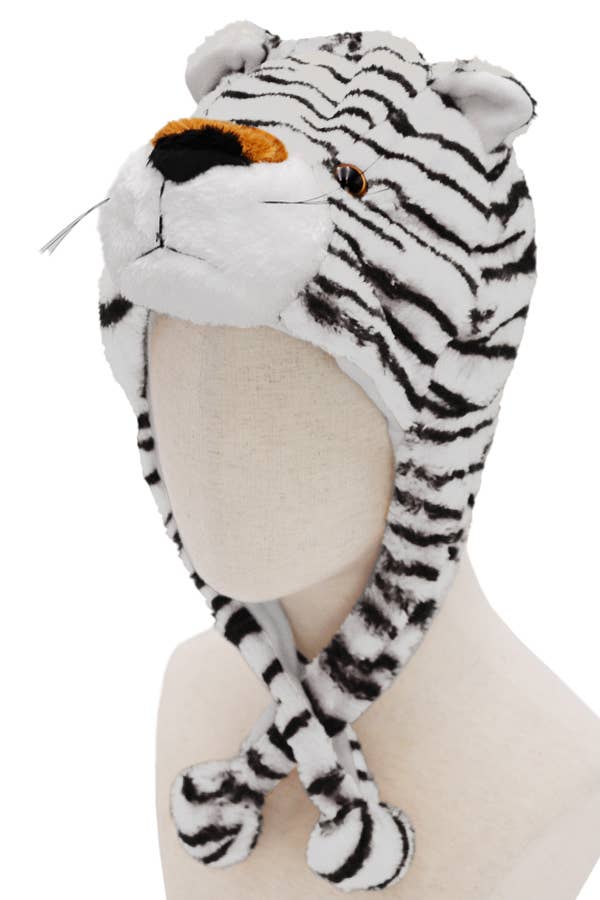 Cap Zone - Wholesale Costume - Women's - Animal Plush Teddy Fur Hat with Short Ear Flaps20