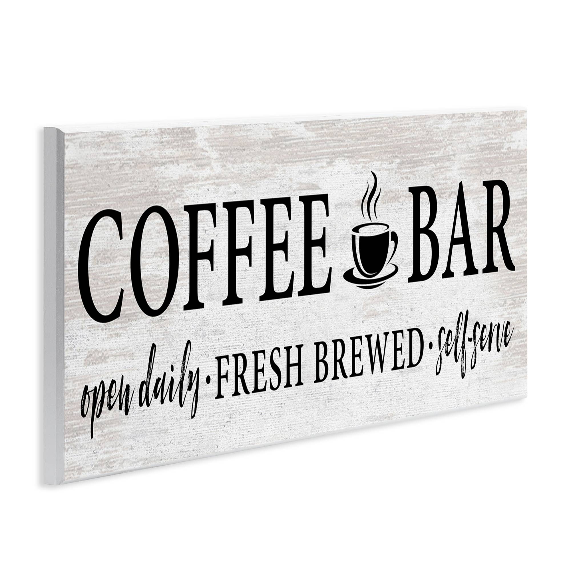 Stupell Industries – wholesale Wall decor – Kids & Baby – Coffee Bar Cafe Rustic Sign Wall Plaque1