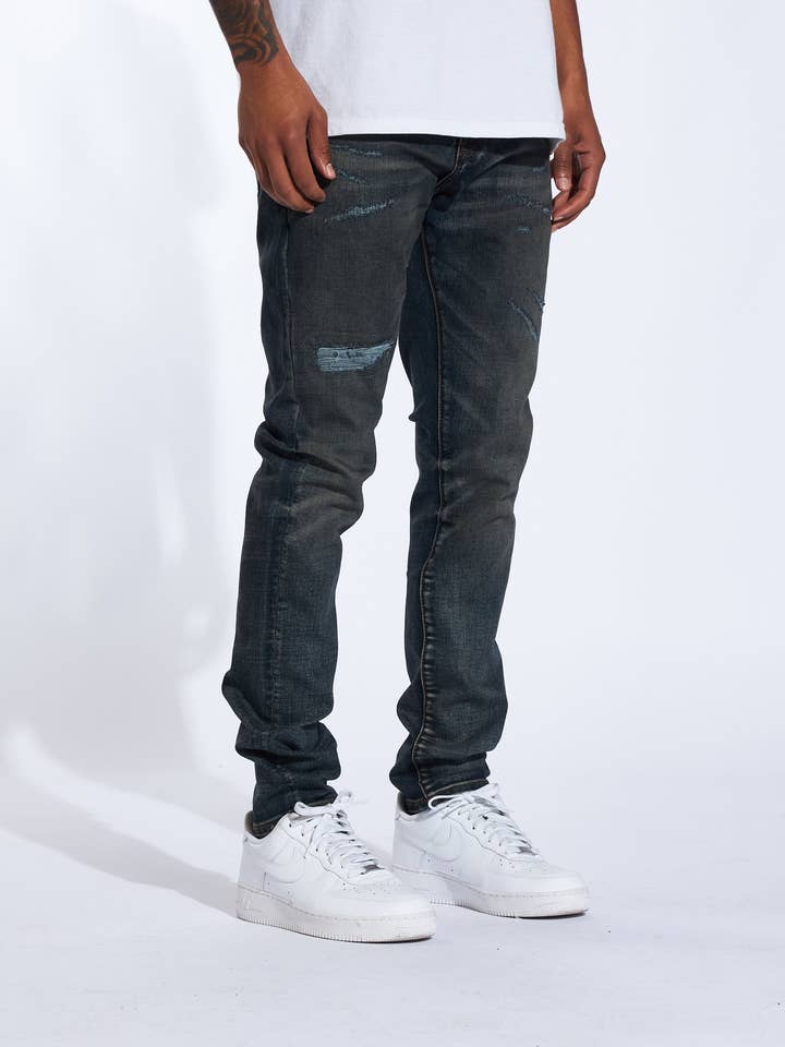 Crysp Denim - Wholesale Jeans - Heren - Avenue Denim (Donker Indigo)