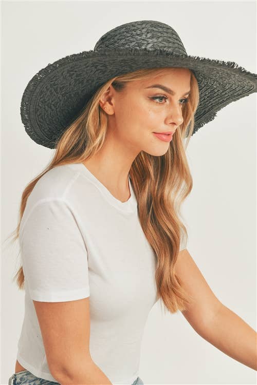 MYS Wholesale Inc - Wholesale Straw Hat - Women's - Solid Summer Floppy Sun Hat6