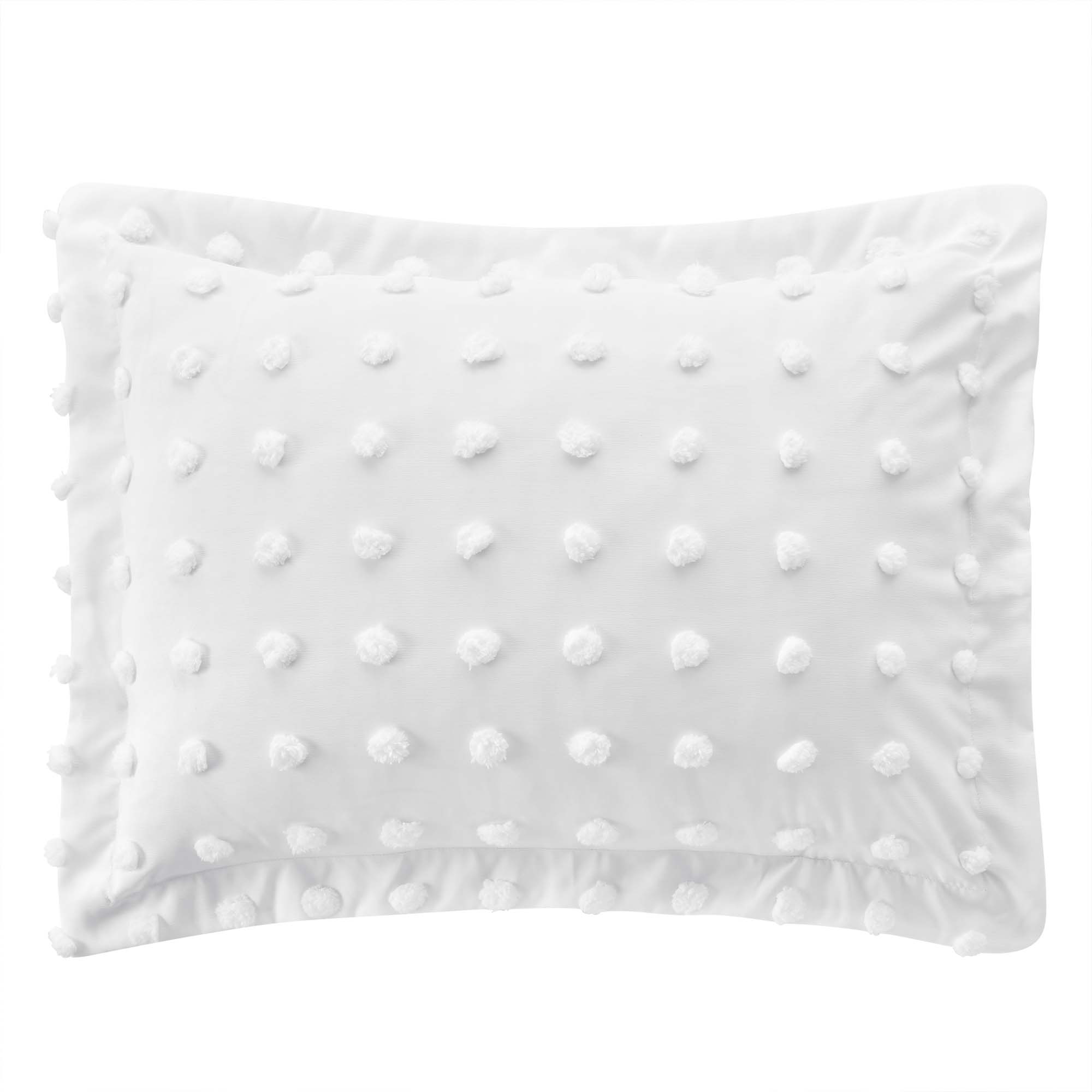 White Pom Pom Comforter Set for wholesale on Faire6