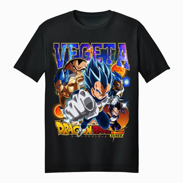 Maglietta Unisex Adulta Vegeta Evoluzione Dragon Ball Super per la vendita all'ingrosso da parte di Fundom