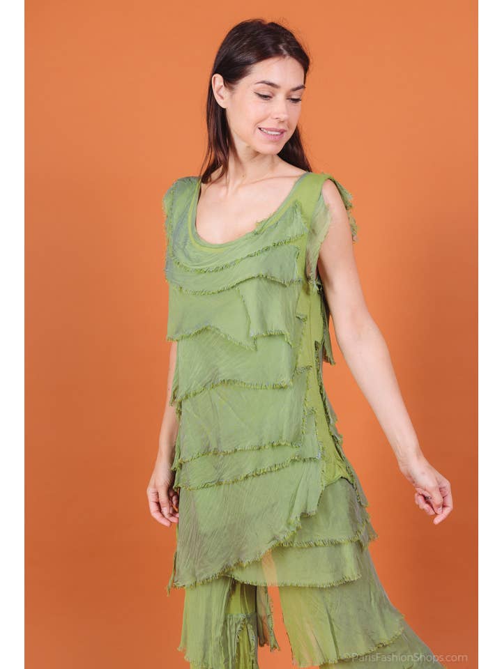 Shyloh - Wholesale Tunic - Women's - Ruffled Top 504838