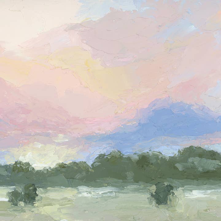 First Light Horizontal Canvas Print for wholesale by Michelle Blackhawk Studio