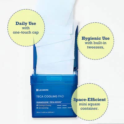 Leaders Cosmetics USA - Wholesale Skincare Face Mask - Leaders TECA Cooling Pad2