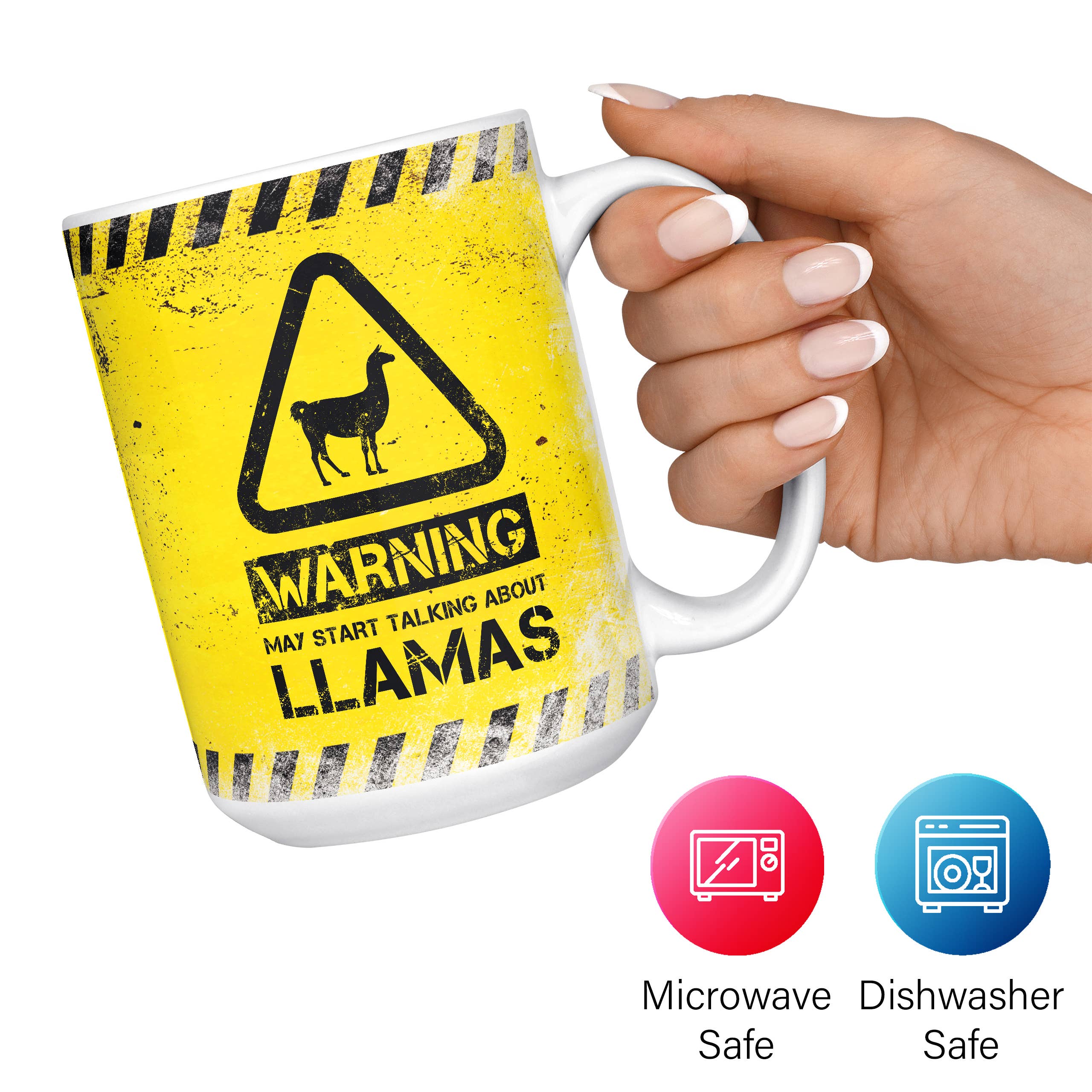 Mug Monster - Vente Tasse à café - Mug lama - Warning May Start Talking About Llamas9