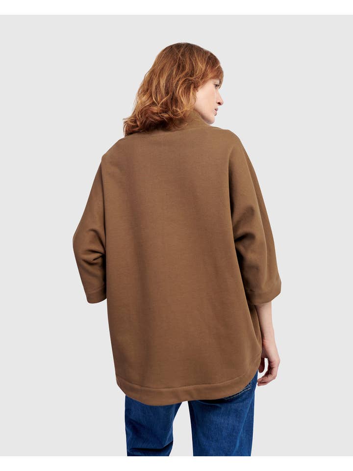Urban Muff Pullover Top, Camel for wholesale on Faire4