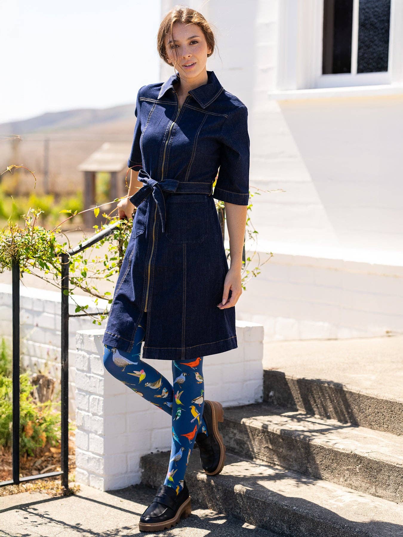 Lesley Evers - Wholesale Dress - Women's - POLLY dress Denim