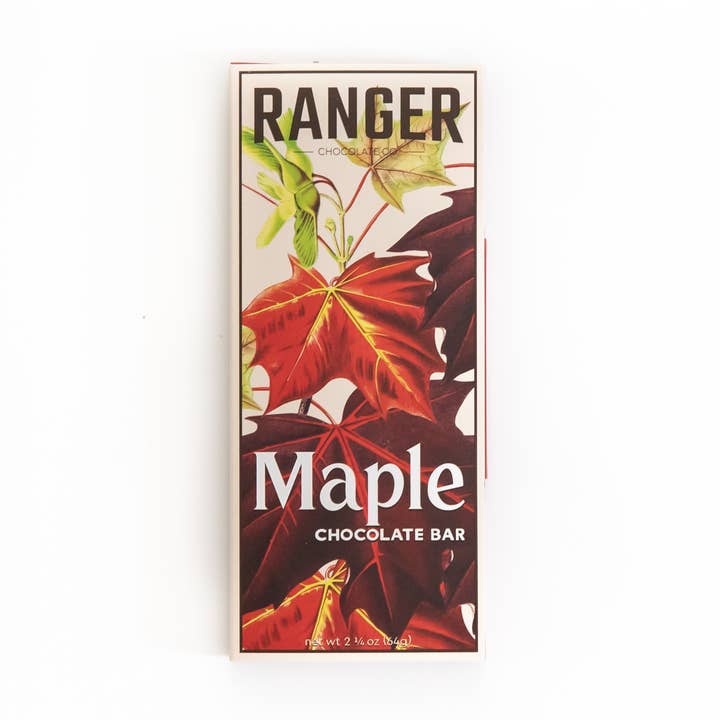 Maple Chocolate Bar, 66% Cacao for wholesale by Ranger Chocolate Co.