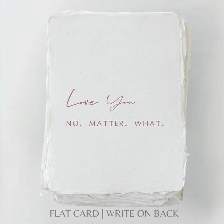 Paper Baristas – Großhandel Liebeskarte – Ich liebe dich, egal was passiert | Love Friend Grußkarte