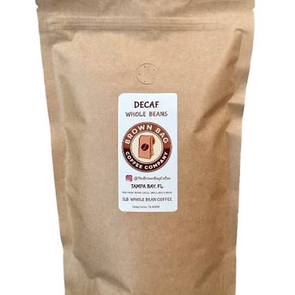 Brown Bag Coffee Company – wholesale Kaffebönor – 5 lb Hel Bean koffeinfritt kaffe (kopia)