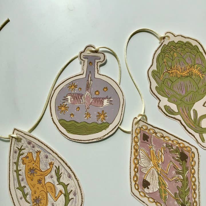 Tulips and Heather - Wholesale Bunting/Garland - Illustrated Paper Garland -Magpie Mouse Magic4