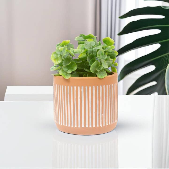 Truu Design - Wholesale Plant Pot - Truu Design Stylish Column Cement Planters Set of 3