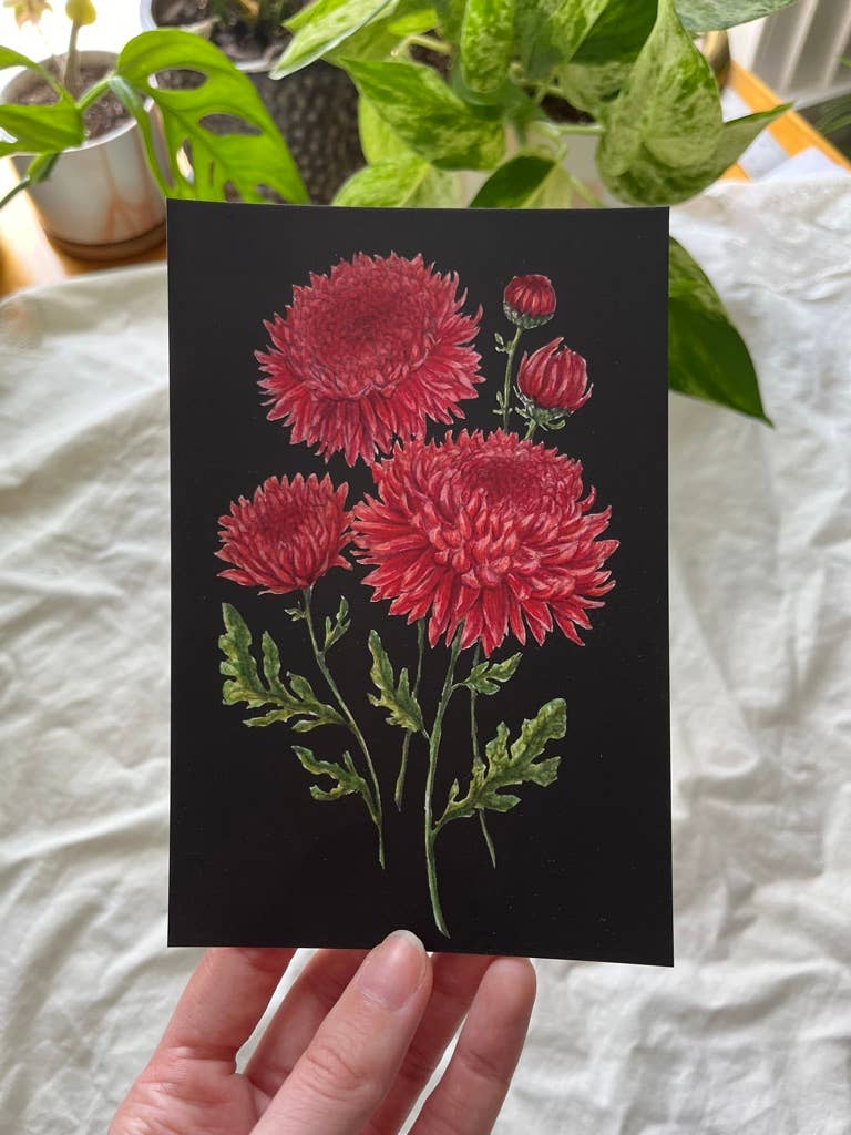 Lauren Noel Studio - Wholesale Postcard - Birth Month Flower Postcard12