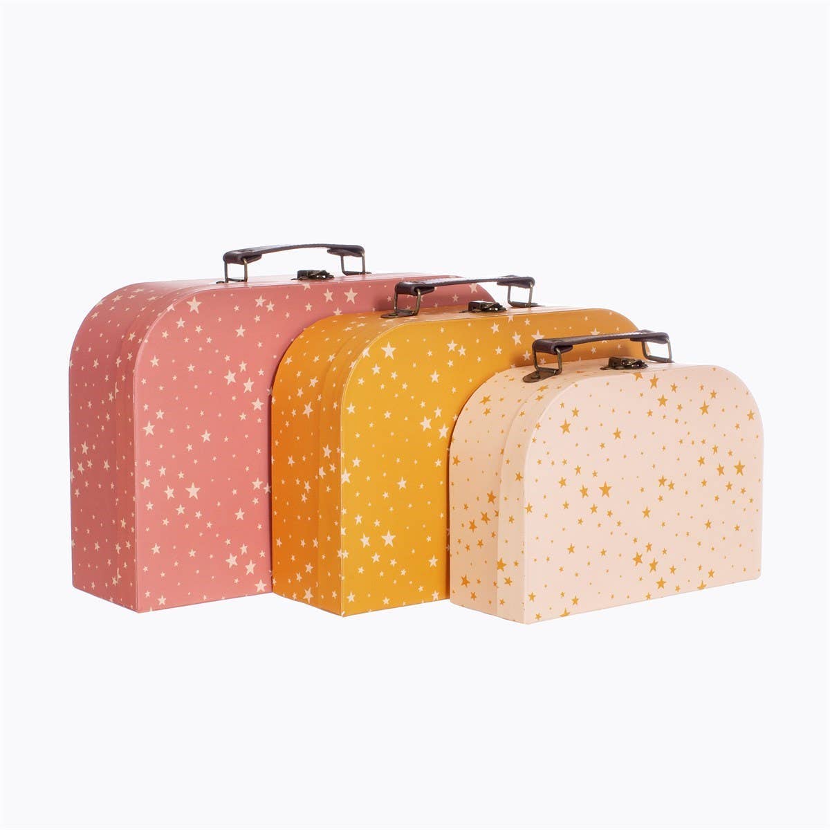 Sass & Belle Europe - Wholesale Storage Bin - Little Stars Suitcases - Set Of 31
