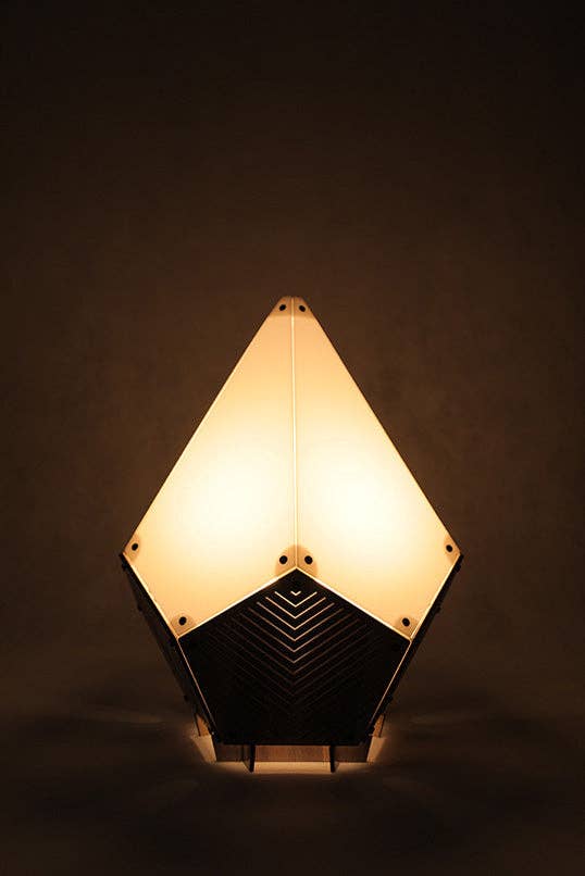 PAPERCRAFT WORLD - Wholesale DIY Craft Kit - SINAR Linez 3D Papercraft Table Lamp14