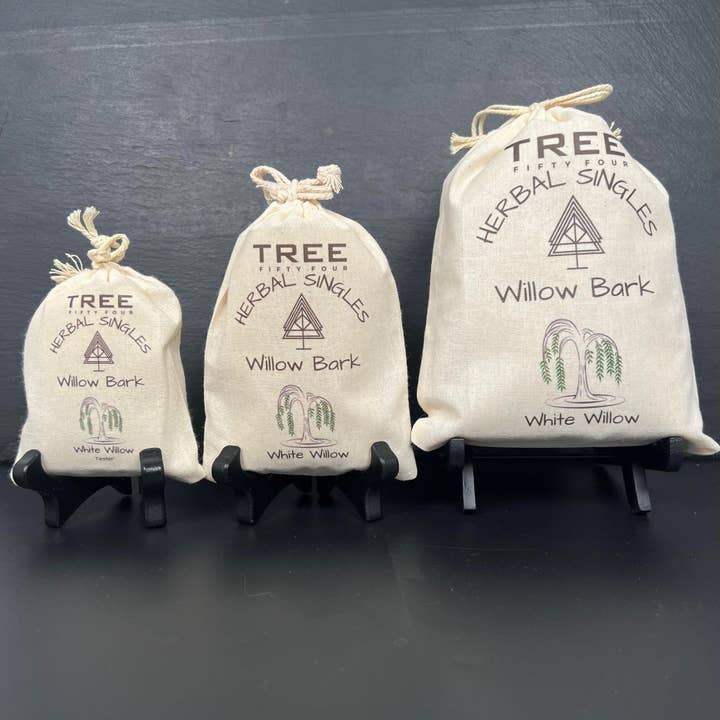 Tree Fifty Four – wholesale Löst te – Vit pilbark 2-pack påsset | 6" x 8"