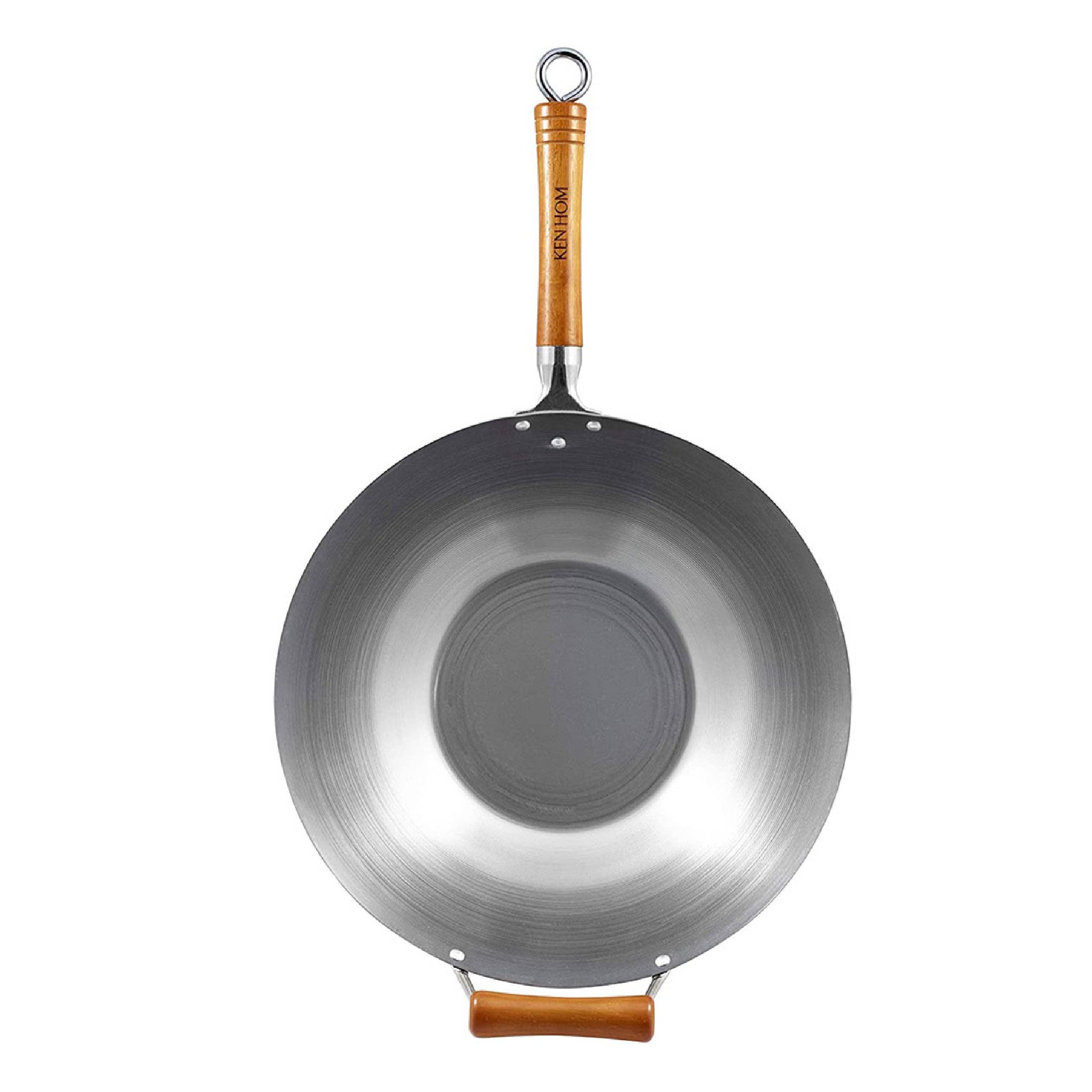 DKHB [Zyliss, Cole & Mason, Swissmar, AdHoc, Ken Hom] - Wholesale Cooking Pot - Ken Hom Excellence Carbon Steel Wok 14"2