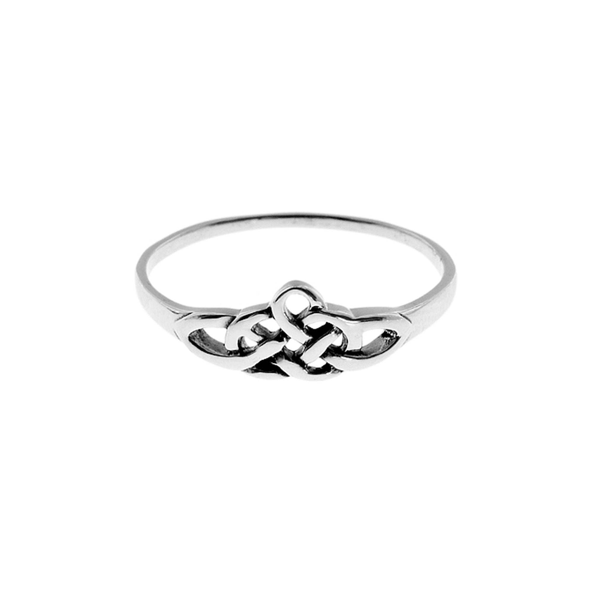 Kali Ma Designs - Sterling Silver Jewellery - Wholesale Band/Stacked Ring - Betsy Celtic knot centre ring