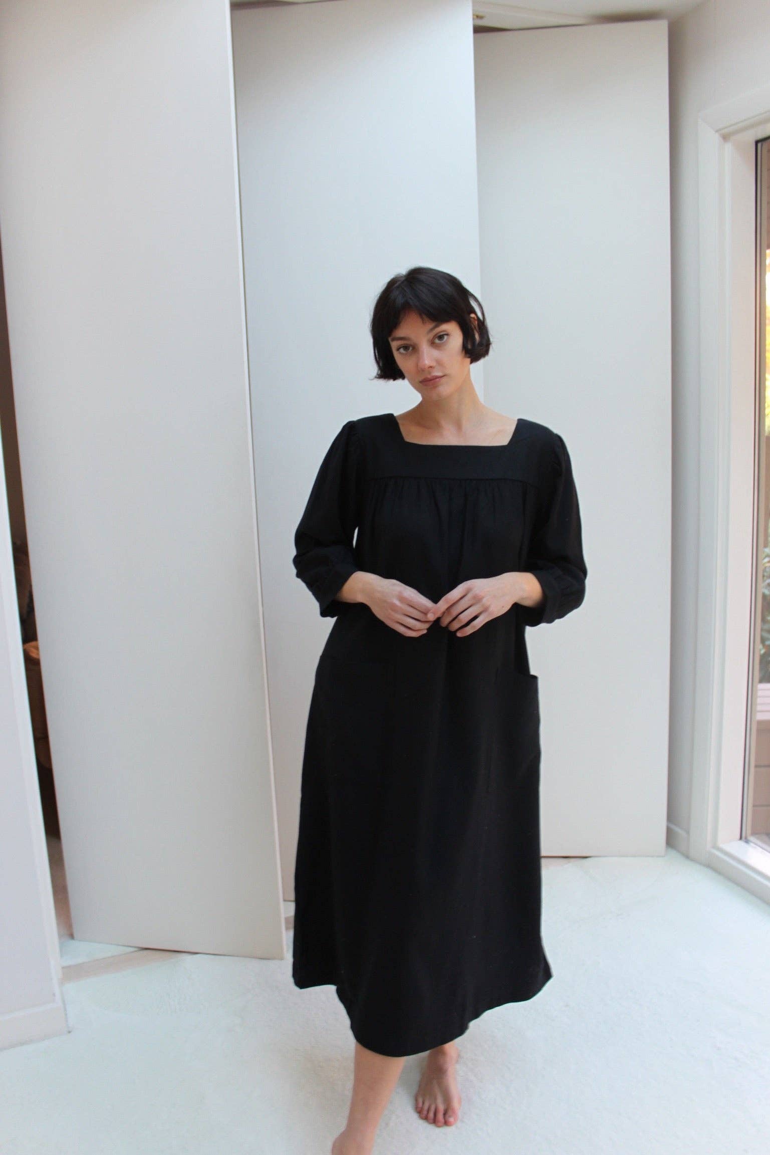 Na Nin – wholesale Dress – Women's – Eunice Raw Silk Muumuu6