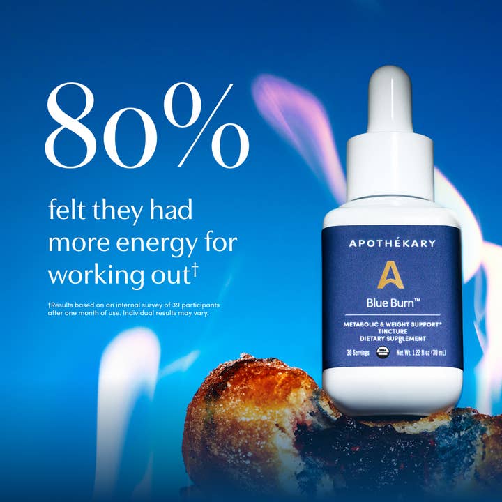 Apothékary - Vendita all'ingrosso Tinture - BEST SELLER: Blue Burn™ - gocce per il metabolismo e la perdita di peso4
