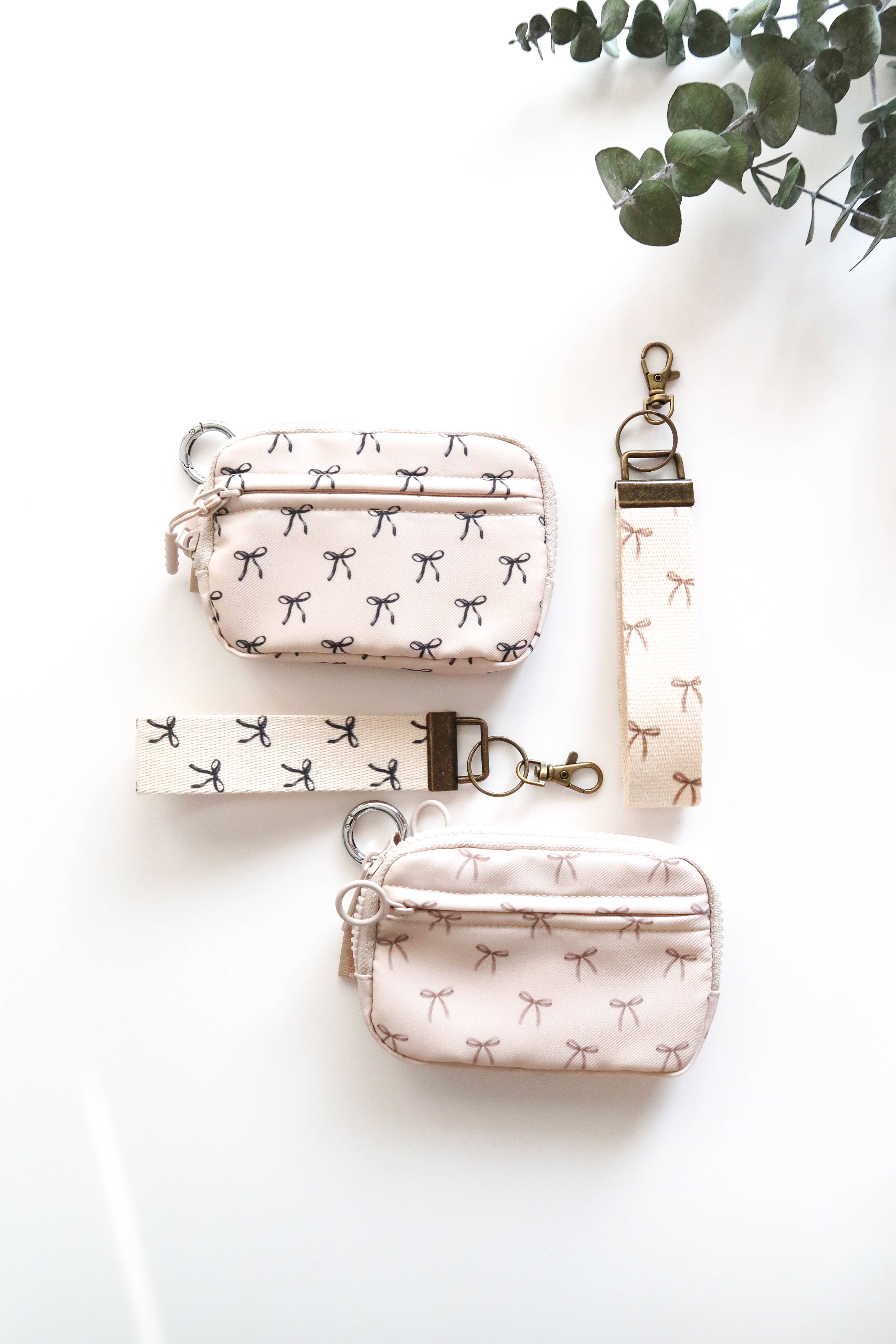 Frederick Family Co. - Venta al por mayor Cartera - Mujer - Monedero llavero con lazo y correa de muñeca, tarjetero compacto