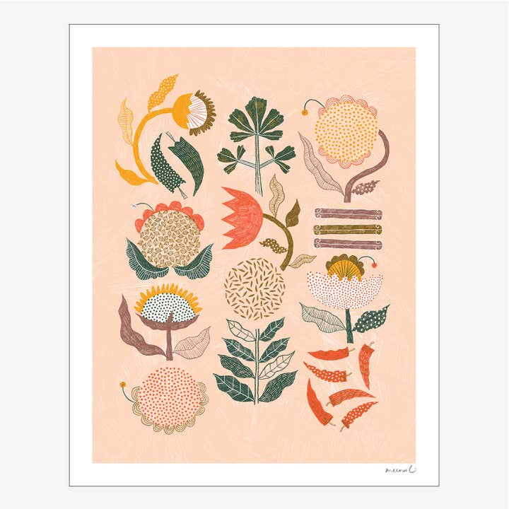 Impression d'art Masala & Mircha pour la vente par Meenal Patel Studio