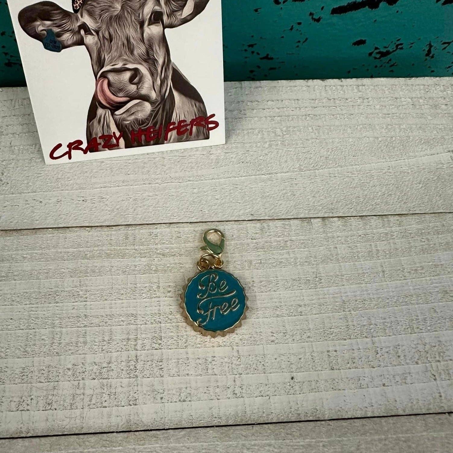 Crazy Heifers Wholesale - Wholesale Individual Charm/Pendant - Clip-on Charms Gold Tone V213