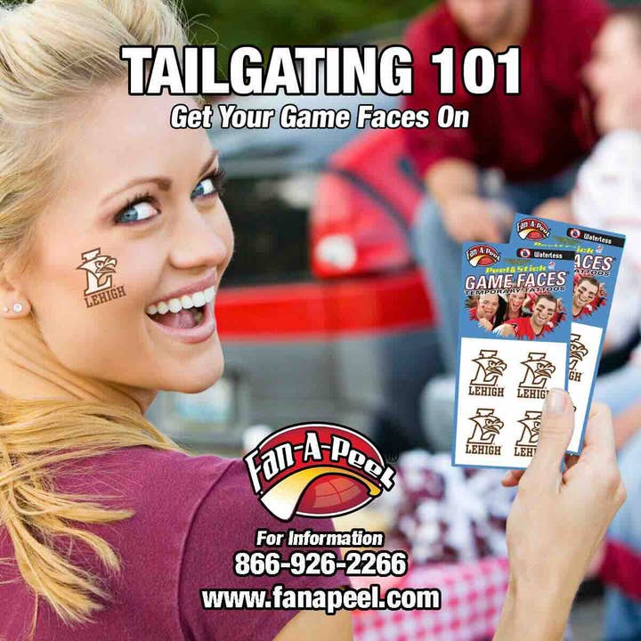 Fanapeel / Gamefaces - Wholesale Temporary Tattoo - Cheer Assortment Peel & Stick Temporary Tattoos