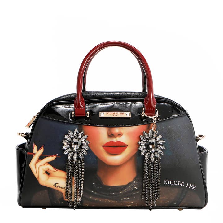 SAMANTHA LA BELLEZA DOME TAS voor wholesale door Nicole Lee USA