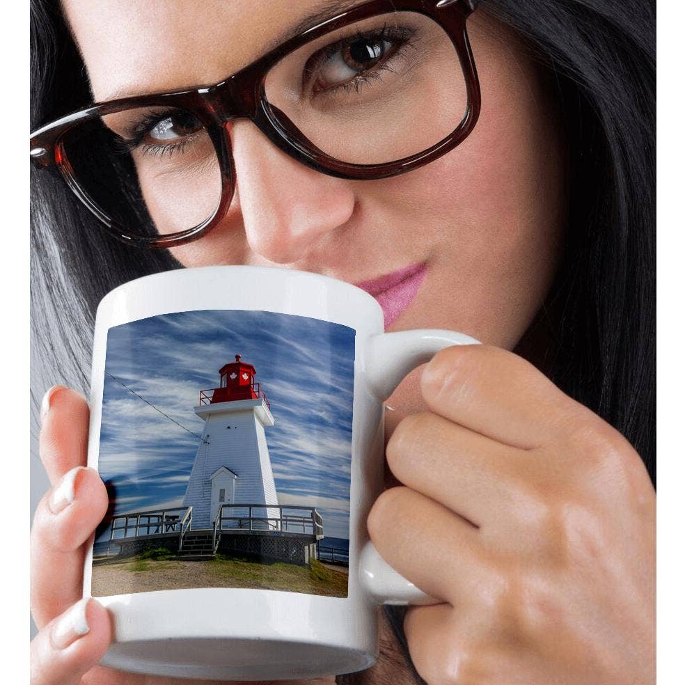 3dRose - Wholesale Coffee Mug - 3dRose, Canada, Nova Scotia, Cabot Trail. Neils Harbour Lighthouse., Mug9
