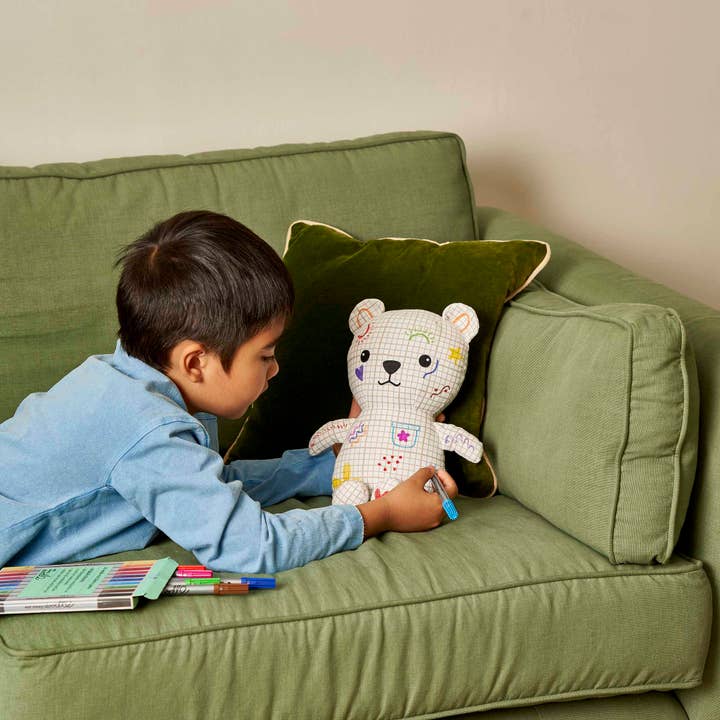 eatsleepdoodle - Wholesale Stuffed/Plush Toy - Kids & Baby - Color in & doodle Artie Bear1