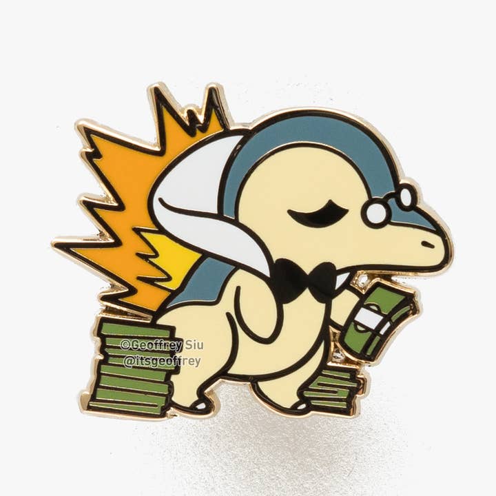 Spendaquil Pin (1.375") for wholesale by Geoffrey Siu Art LLC