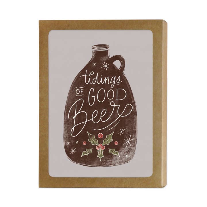 Cartão Notícias da Boa Cerveja - Caixa com 8 por atacado de Joylark Studio