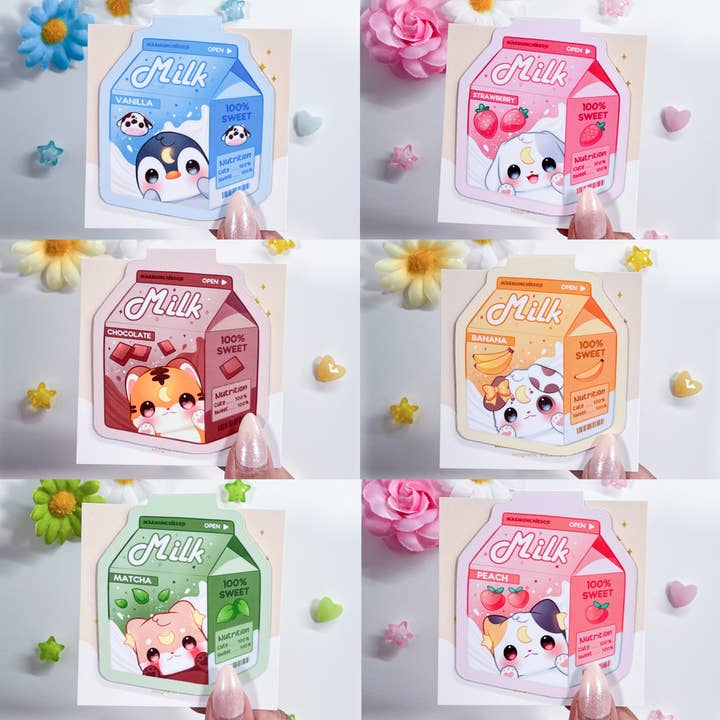 Marque-page magnétique Milk pour la vente par MaeMunchiesCo