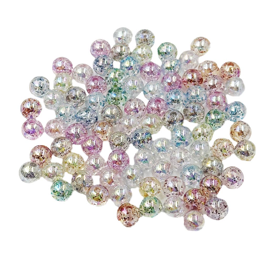 Angels Craft – wholesale Pärlor – Akrylpärlor – Blandade AB-färger, 8 mm8