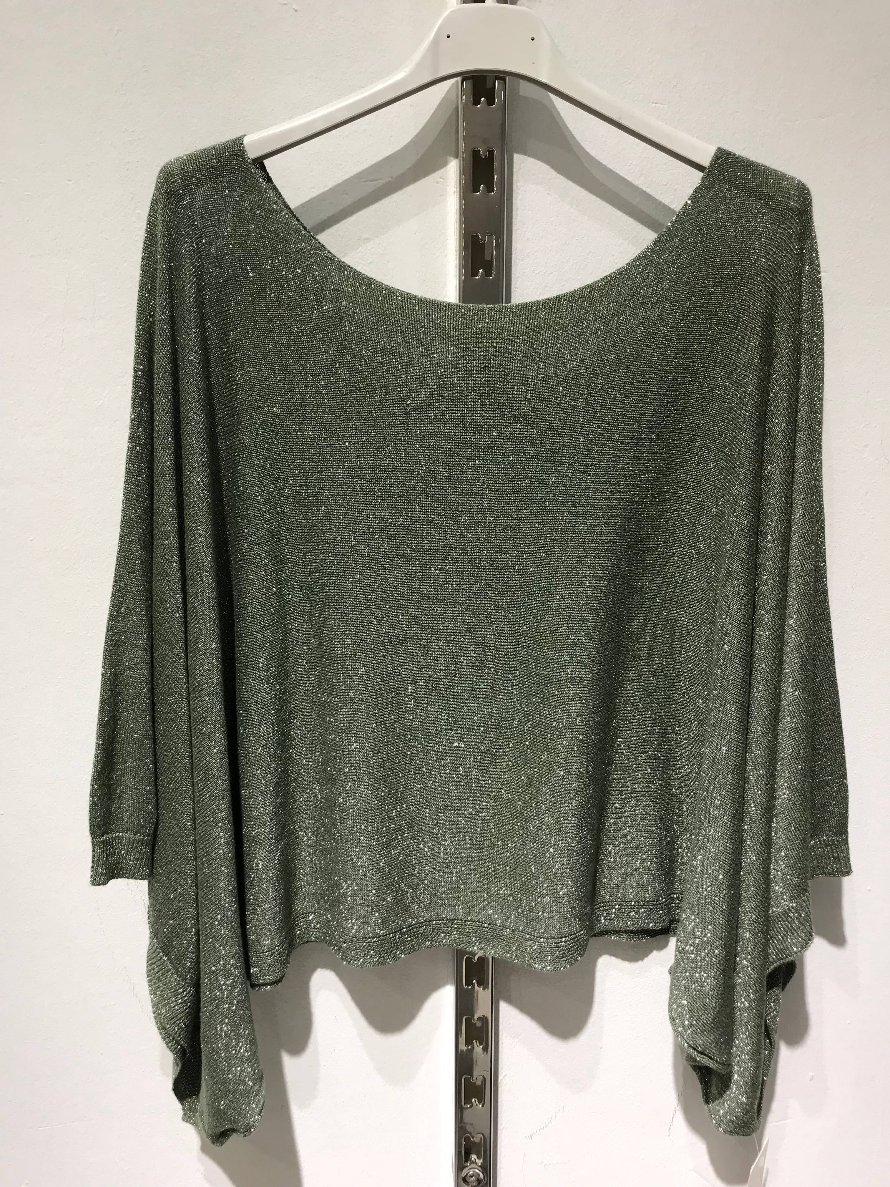 Only Yuan - Wholesale Poncho - Women's - ref 7953 glitter poncho2