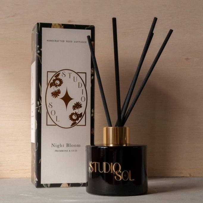 Studio Sol Store - Wholesale Reed diffuser - Nightbloom Diffuser | Primrose + Oud