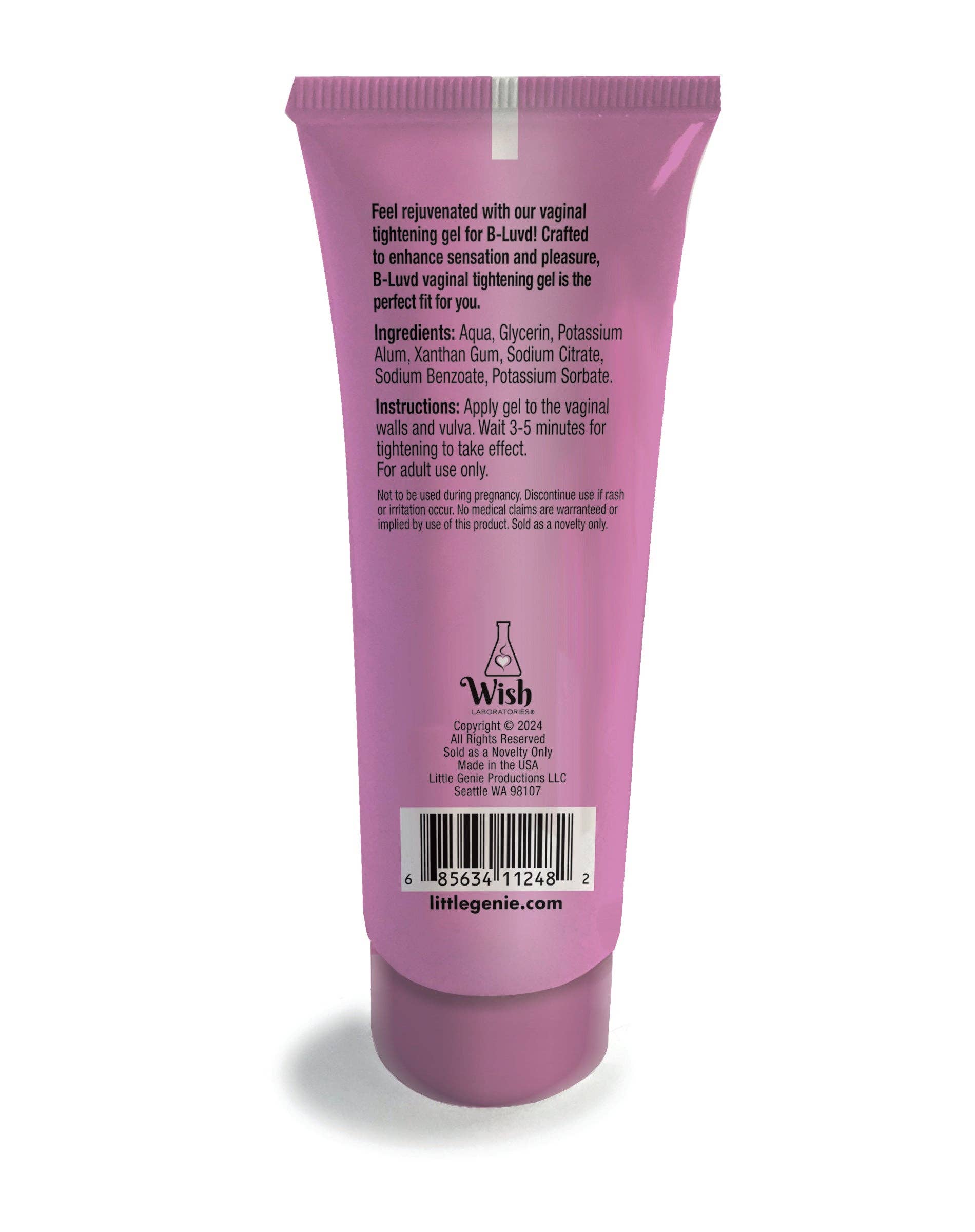 Little Genie Productions - Wholesale Personal Lubricant - B-Luvd Vaginal Tightening Gel, 2oz1