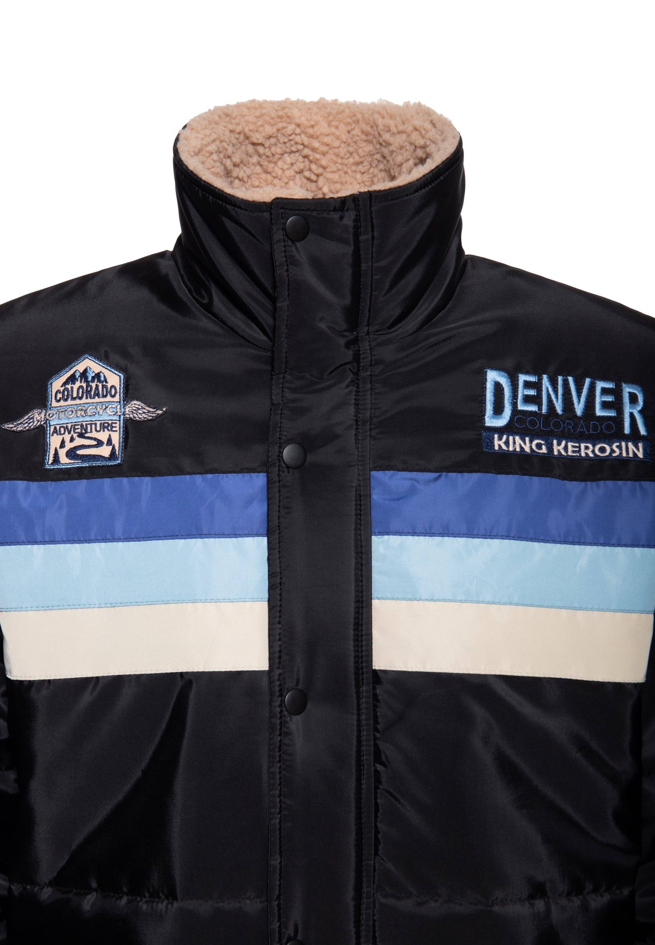 anthracite Winter Jacket "Motor Traveller" for wholesale on Faire3