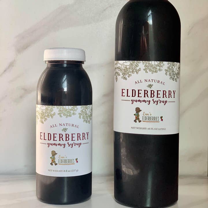 Erin's Elderberries – Großhandel Aromatisierter Sirup – Holunderbeersirup