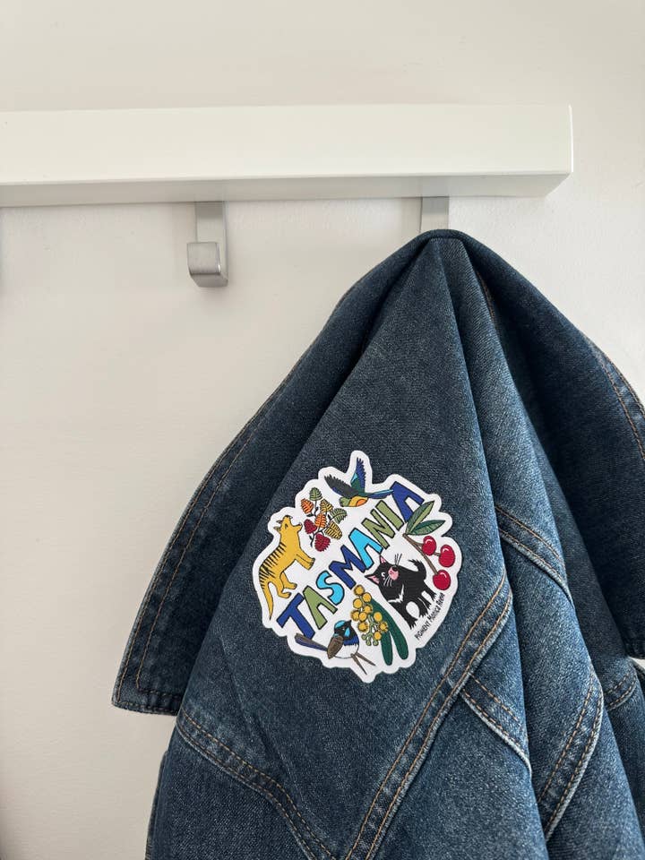 IRON ON Woven Patch - Tasmania for wholesale by PIGMENT MONICA REEVE