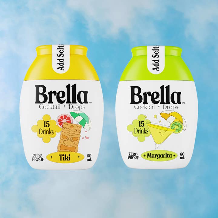 Brella Cocktail Drops – Großhandel Cocktailmischung/-sirup – Brella 24-karätiges Varieté-Paket mit alkoholfreien Cocktailtropfen