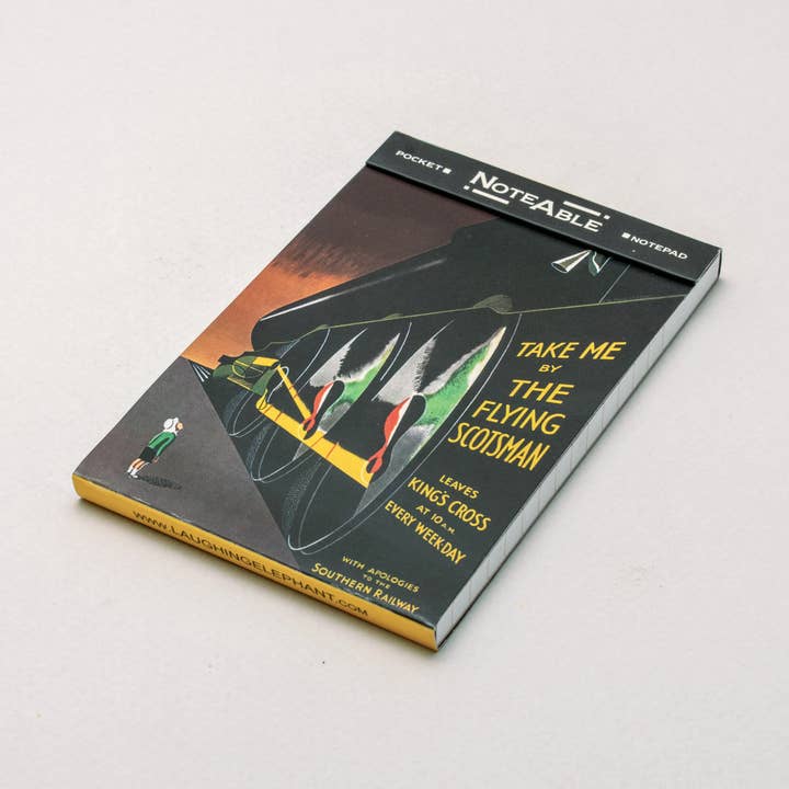 Flying Scotsman - Pocket Notepad for wholesale by Laughing Elephant