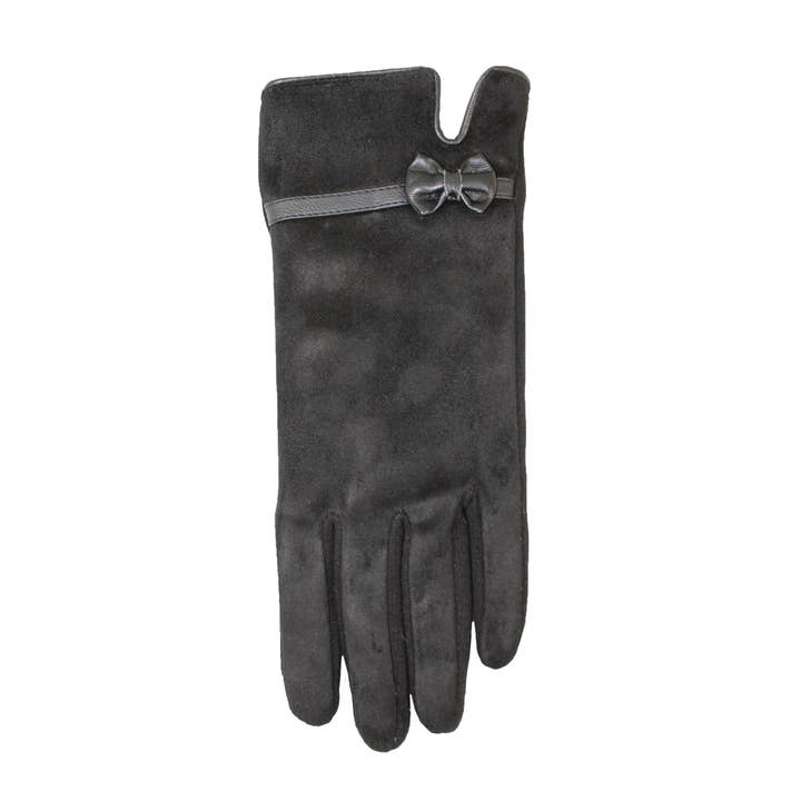 Gants d'hiver en faux suède Texting 7675 pour la vente par Jeanne Simmons Accessories